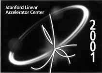 Image representing a golden event at SLAC, showing the tracks of the B anti-B mesons