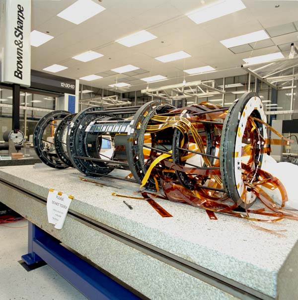 Silicon Vertex Detector on display at Fermilab's SiDet facility